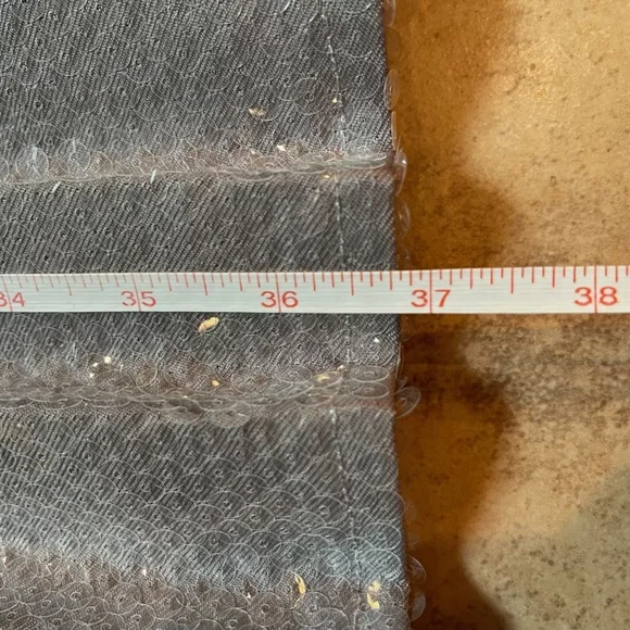 Brandon Maxwell Metallic Silver A-Line Skirt - Picture 4 of 5